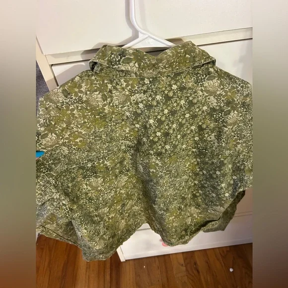 Wild Fable Green Floral Jacket - Picture 2 of 3
